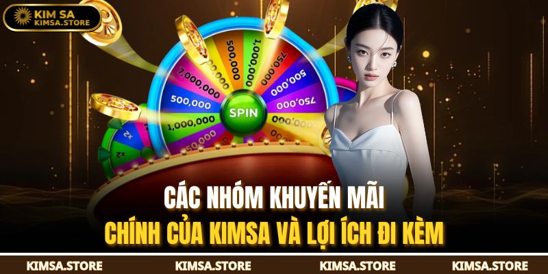 Các nhóm khuyến mãi chính của KIMSA và lợi ích đi kèm