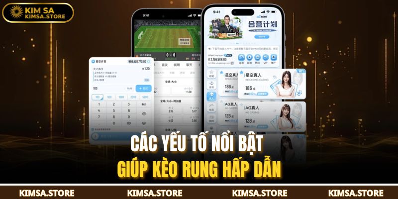 Các yếu tố nổi bật giúp kèo rung hấp dẫn