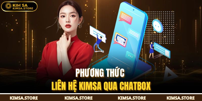 Phương thức liên hệ KIMSA qua chatbox